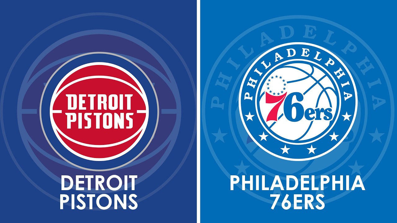Detroit Pistons vs Philadelphia 76ers NBA Live Scoreboard