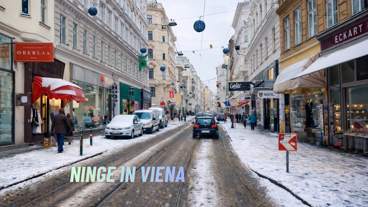 ❄️ Viena iarna | Cu mașina prin oraș 🚗