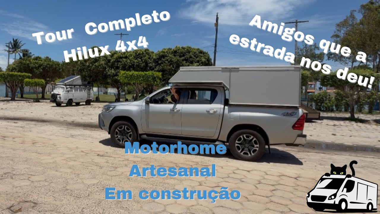 Eles Estão Construindo uma CASA em uma Hilux 😱🚐 | Tour pela Camper