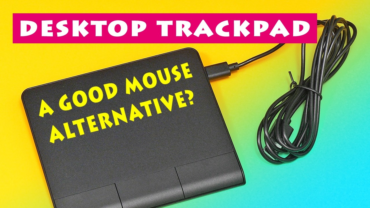 Desktop PC Trackpad: A Good Mouse Alternative? (Peripad-506)
