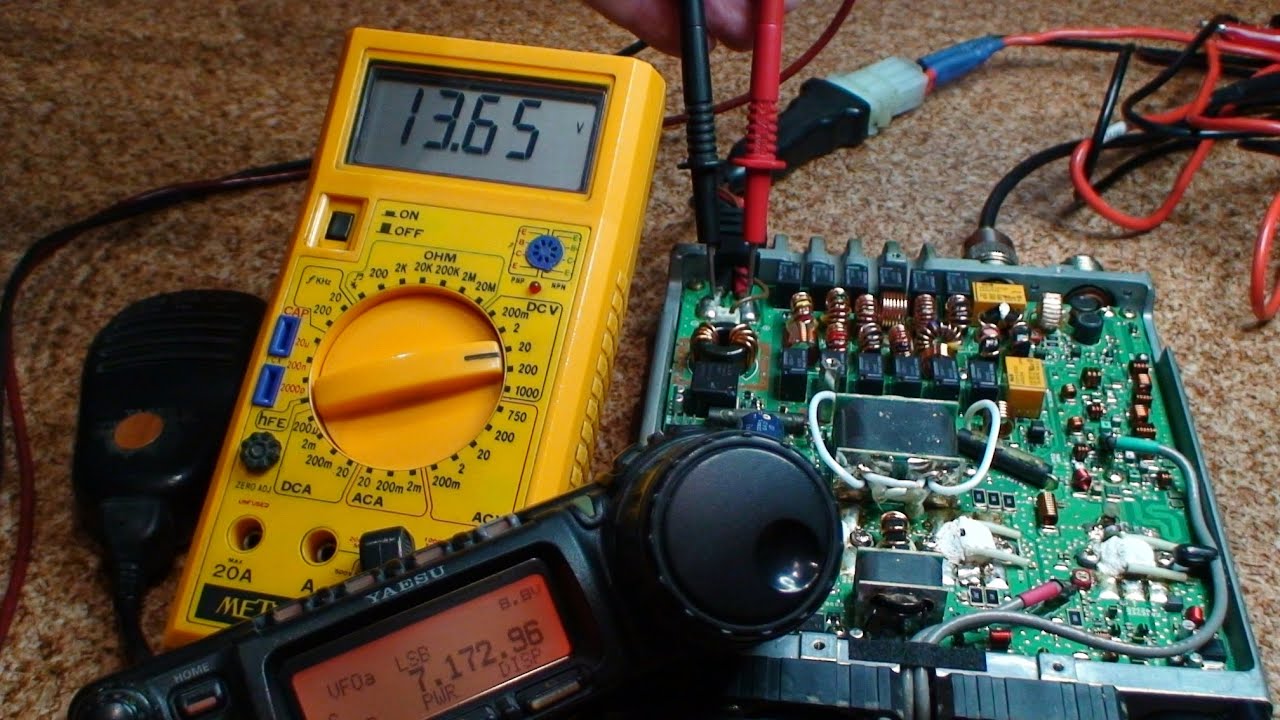 Yaesu FT 857 - wzmacniacz końcowy - RF Power