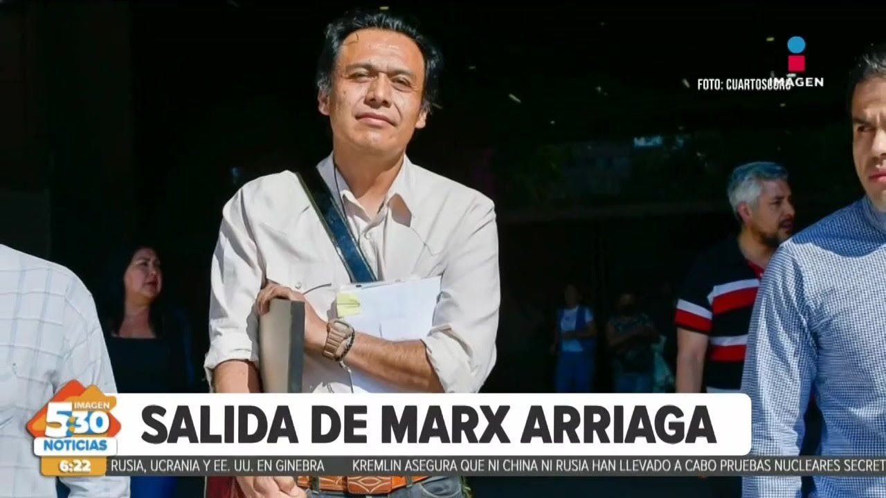 Luego de casi 100 horas, Marx Arriaga deja las oficinas de la Secretaría de Educación Pública | 5:30