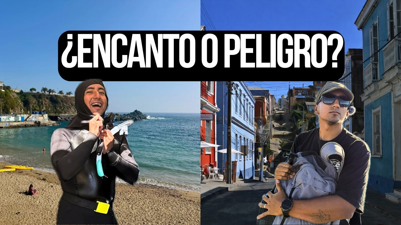 ¿Valparaíso es PELIGROSO? La verdad después de recorrer sus cerros y playas 🇨🇱