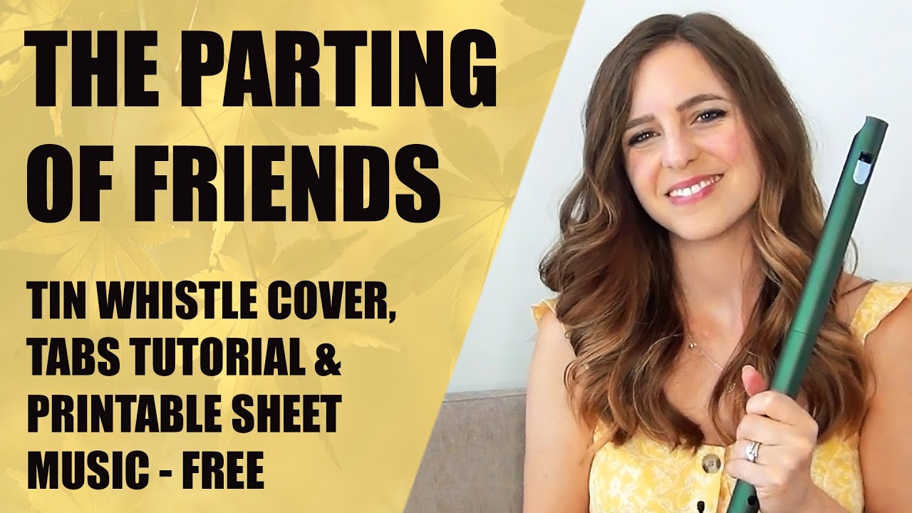 THE PARTING OF FRIENDS - MATT MALLOY | Tin Whistle Cover & Tabs Tutorial (Notes & Sheet Music)