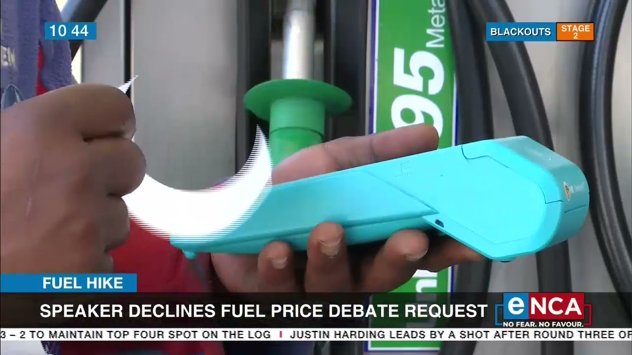 Speaker declines fuel price debate request