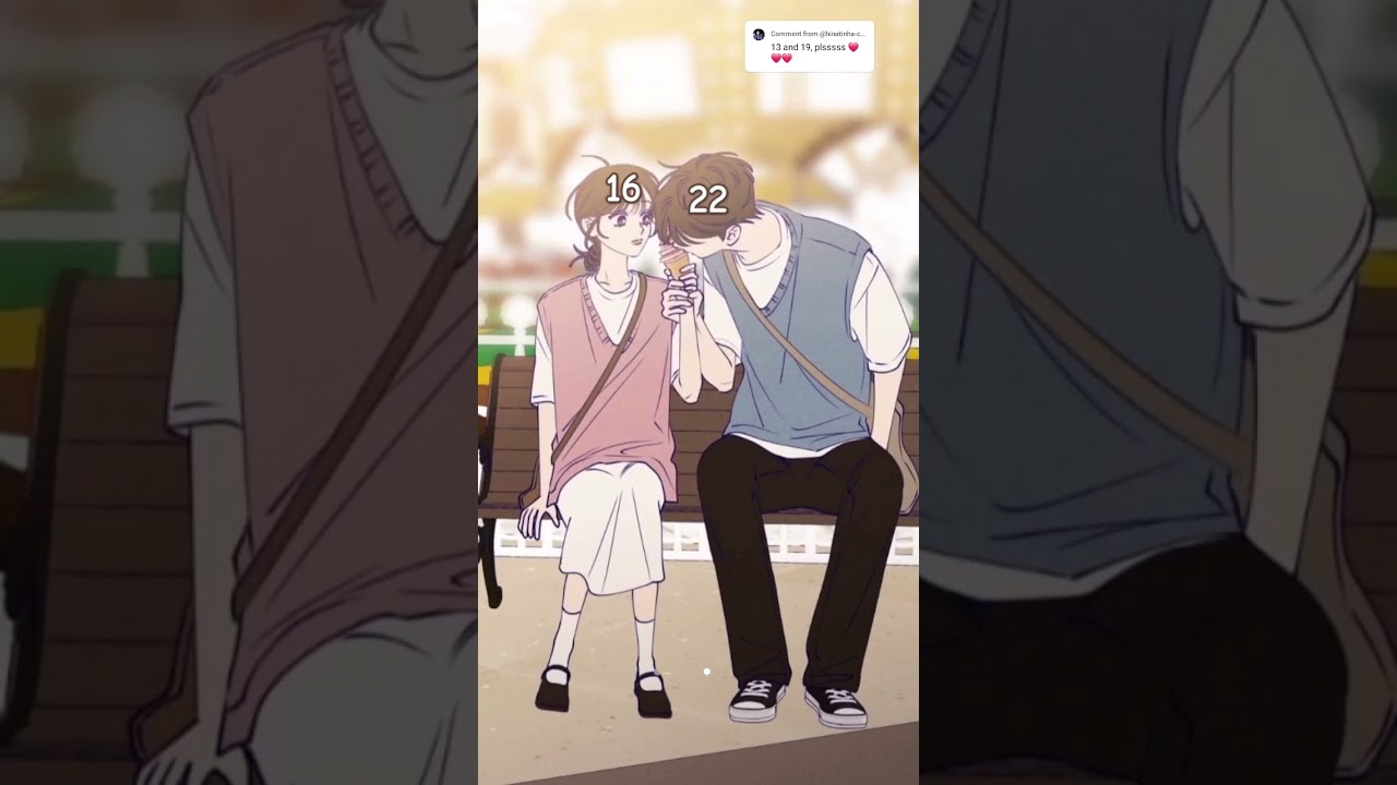6 years age gap love story &hearts;️ cute love couple 🥰 #manga #agegap