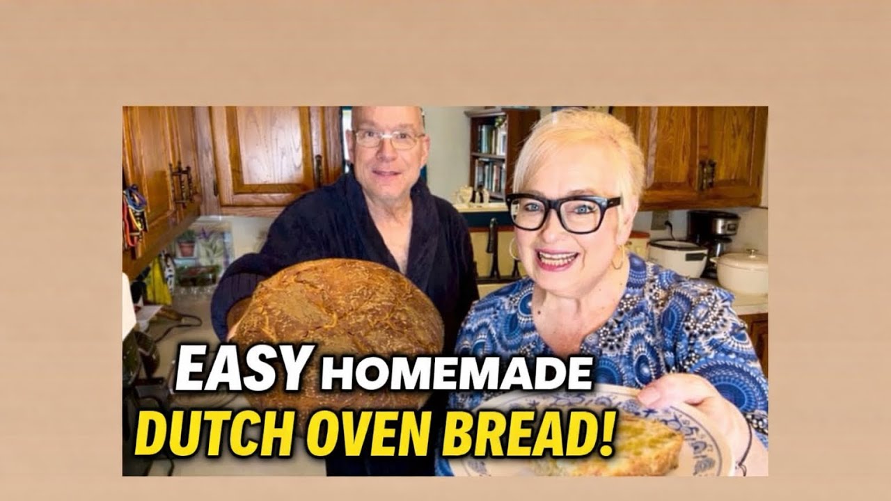 My First Ever Homemade Bread in a Dutch Oven | Easy No-Knead Recipe 