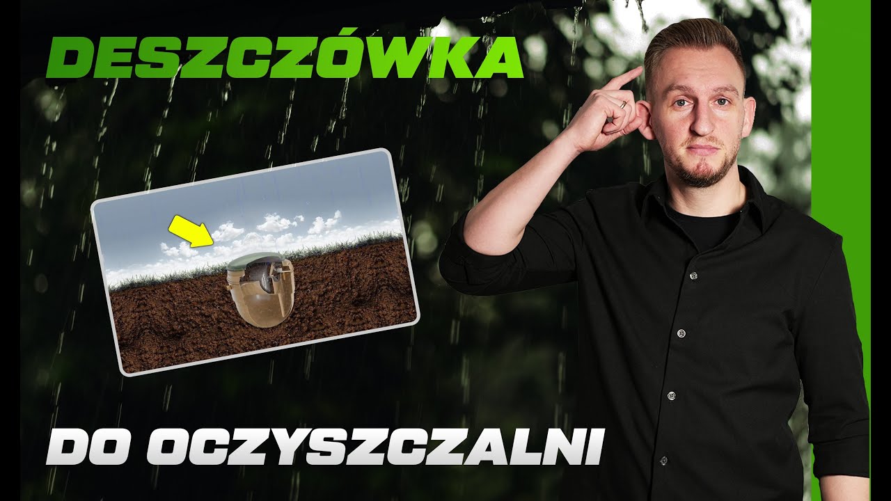 Deszczówka przy oczyszczalni – tak czy nie? Wyjaśniam raz na zawsze