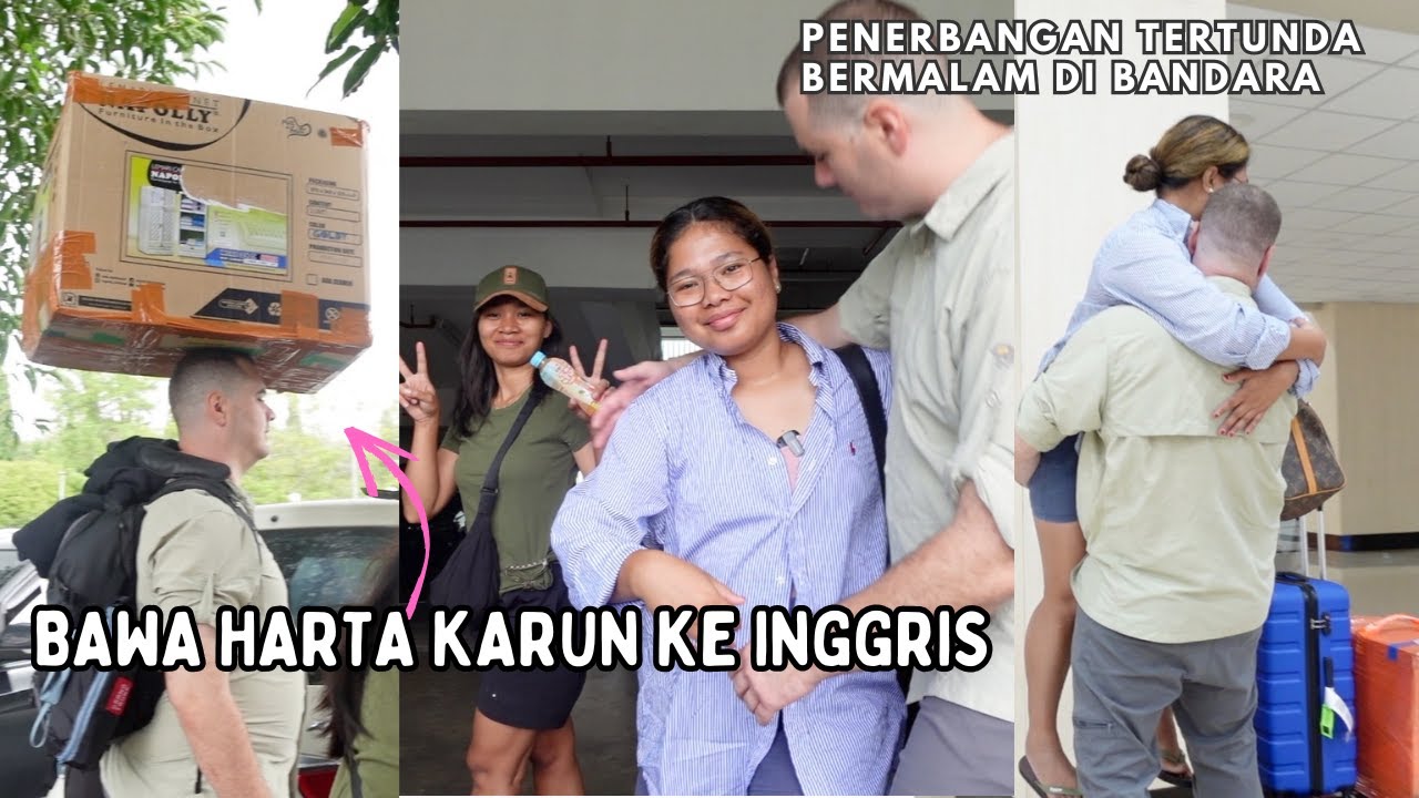 Antar suami dan anak-anak pulang ke Inggris - @Agstina's Diary Pitaslife