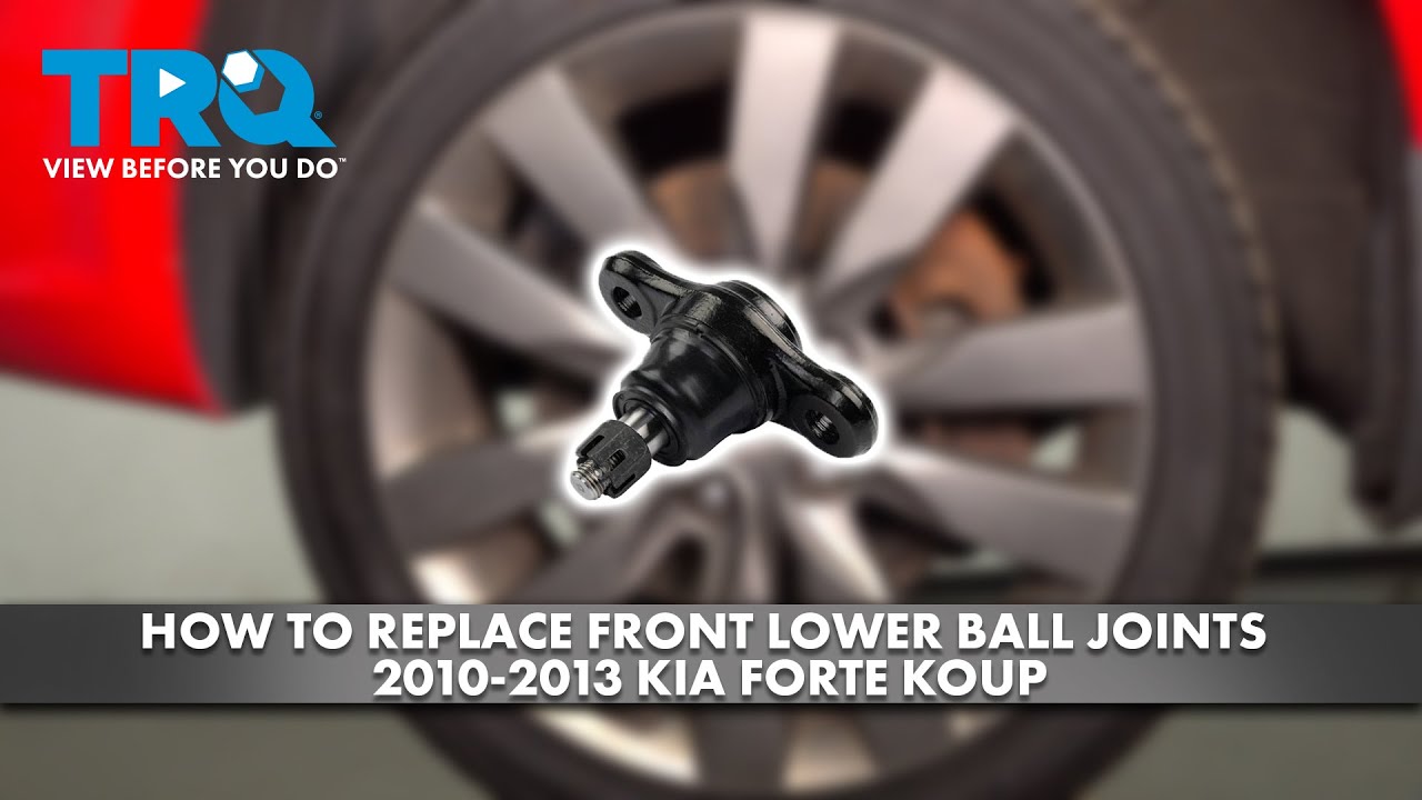 Как заменить передние нижние шаровые опоры Kia Forte Koup 2010-2013