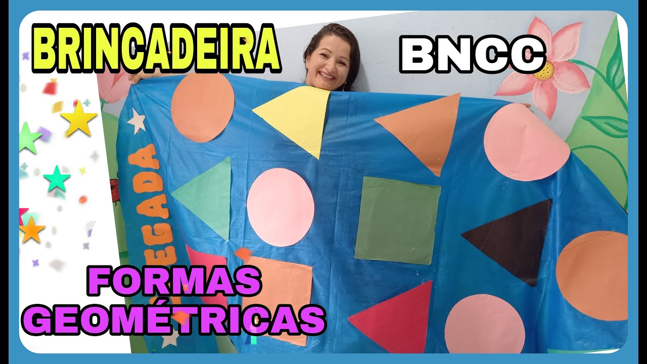 BRINCADEIRA EDUCAÇÃO INFANTIL - TAPETE DAS FORMAS GEOMÉTRICAS.