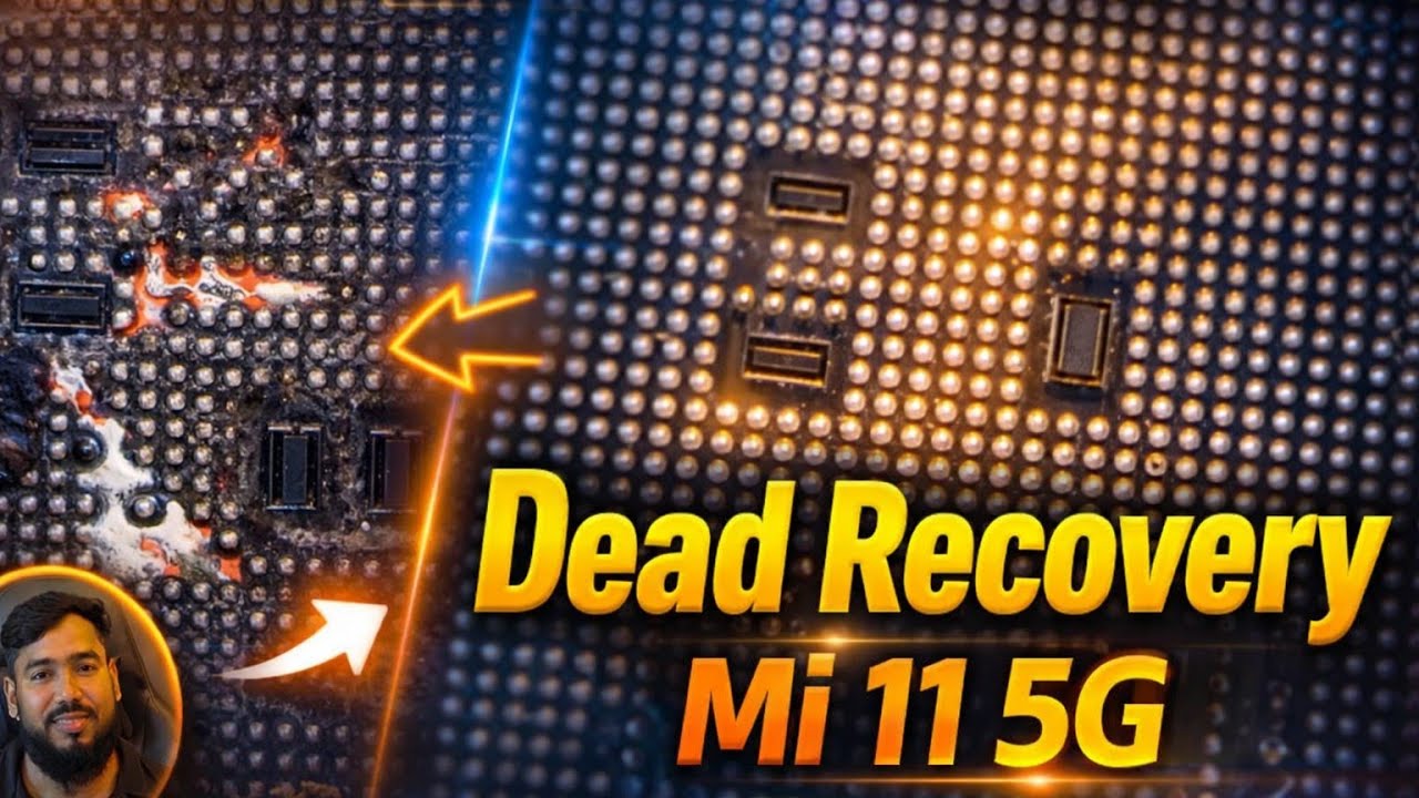 👉 Xiaomi MI 11 5G Dead Boot Repair 🔥 CPU Reballing Full Process | No Power Fix