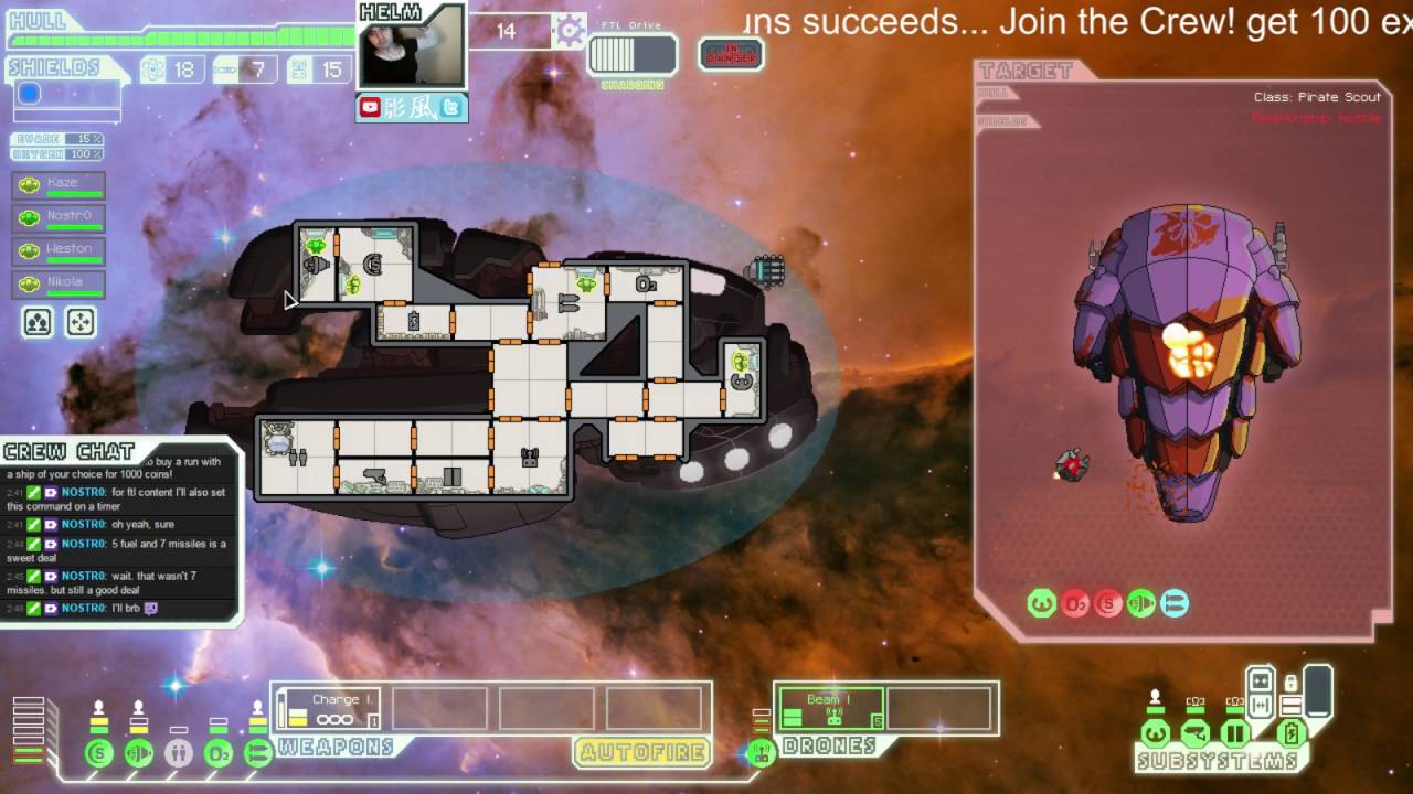 FTL hard mode with Darktwinge balance mod, come and hang