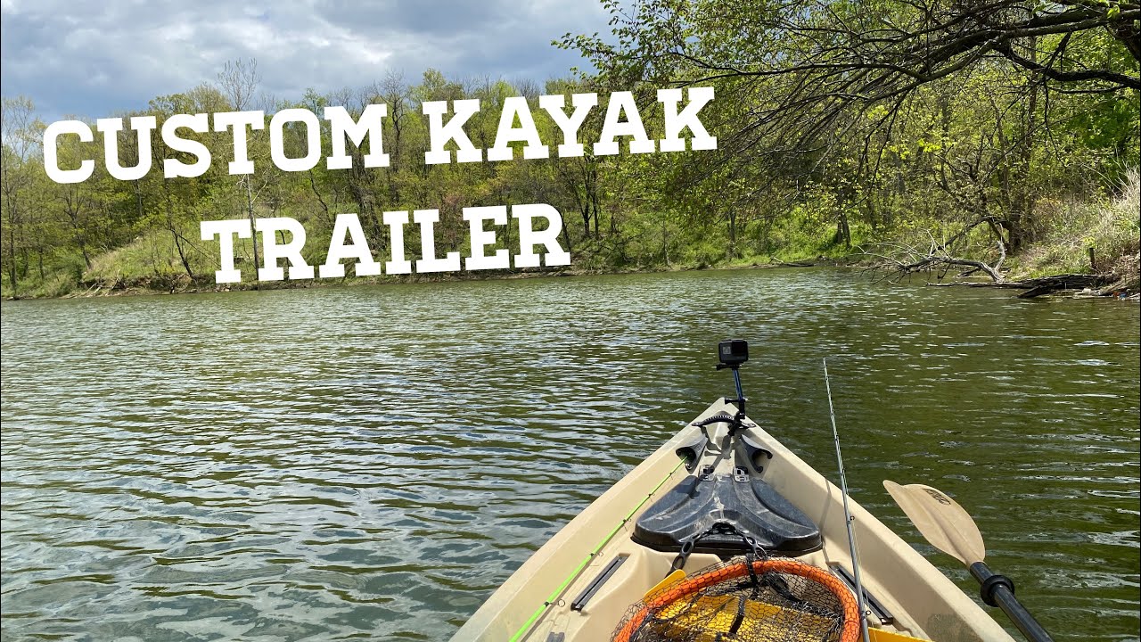 Custom Kayak Trailer for a Nucanoe Frontier 12!