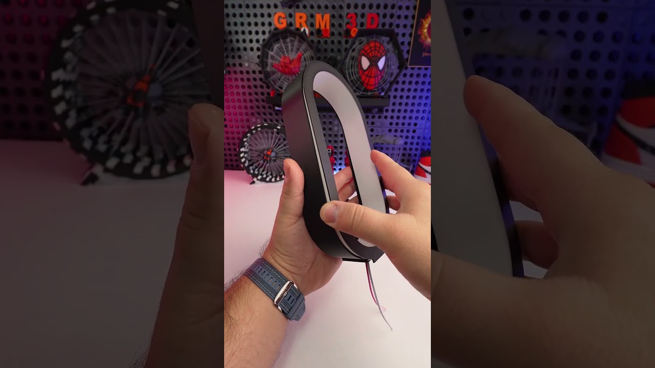 3D Printed Table Lamp Led Modern