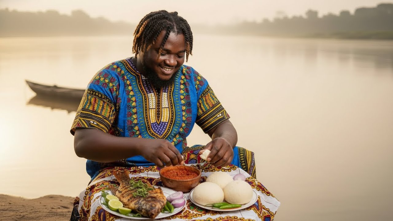 This Banku & Tilapia Will Make You Hungry 😋🇬🇭👨‍🍳