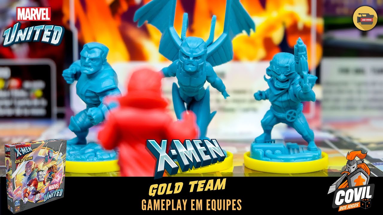 Marvel United X-men Gold Team -  Gameplay em Equipes