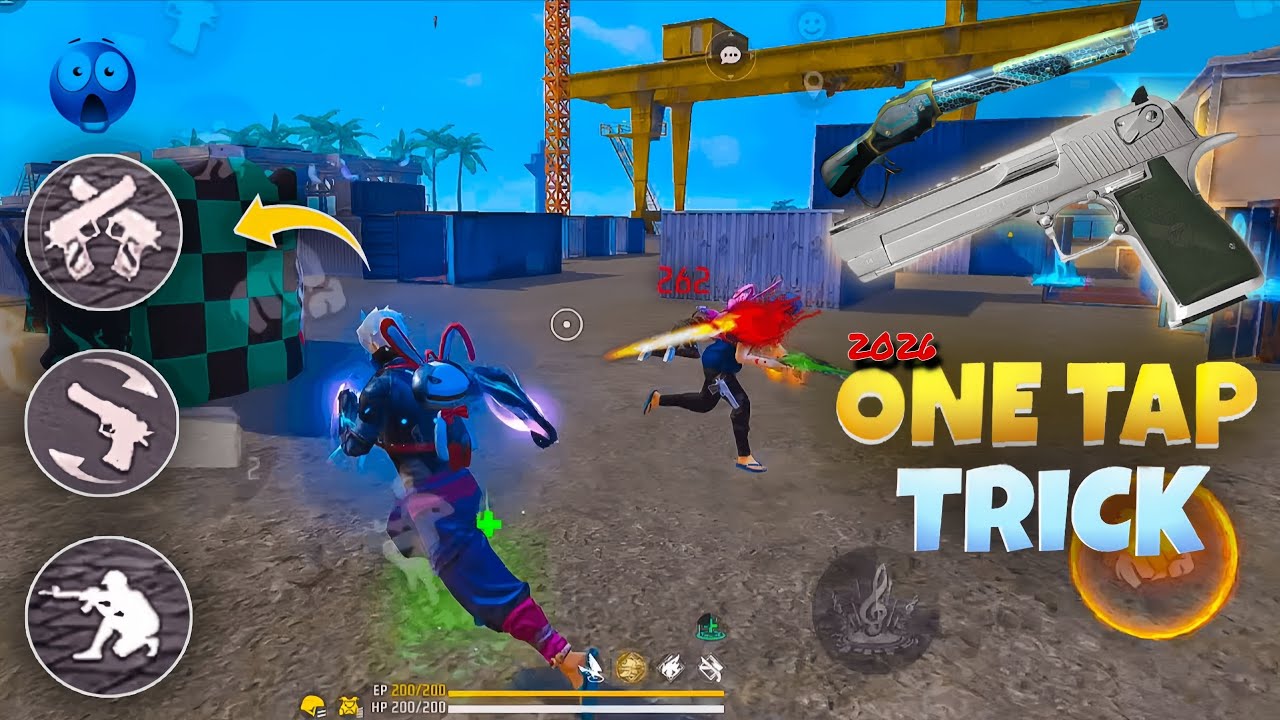 2026 DESERT EAGLE AND M1887 ONLY HEADSHOTS SECRET TRICK 😱🔥 BECAME ONETAP MASTER | FREE FIRE🔥