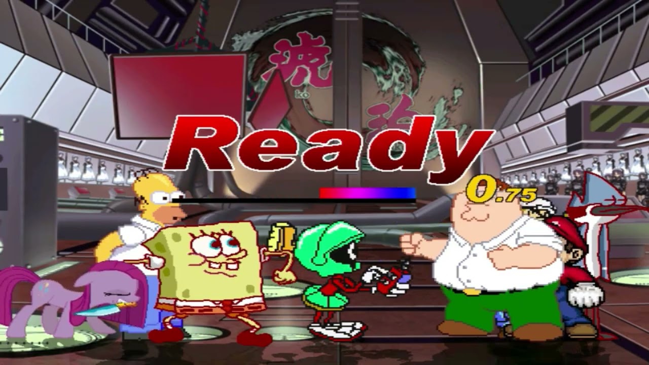 Team Spongebob VS Team Peter Griffin MUGEN ¡¡battle¡¡ Request