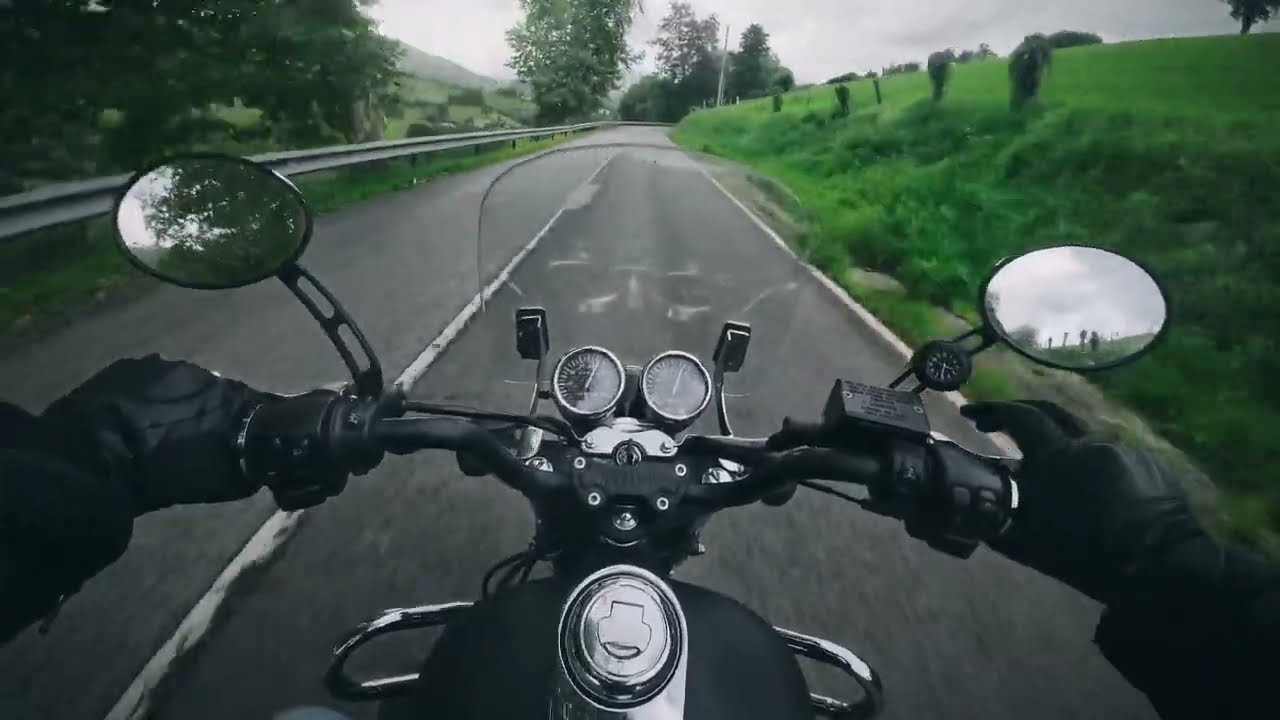 Keeway Superlight 125 with DJI Action 3 (Alisas, Cantabria)