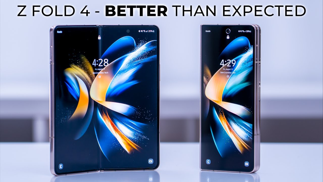 NEW Samsung Galaxy Z Fold 4 - First Impression (Beige Color) in 4K Detail