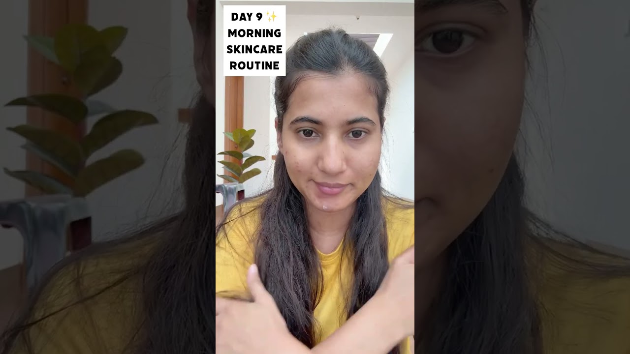 Day 9 Morning Skincare Routine ✨ Daily Glow Journey@Sizzling_Coffee_P 