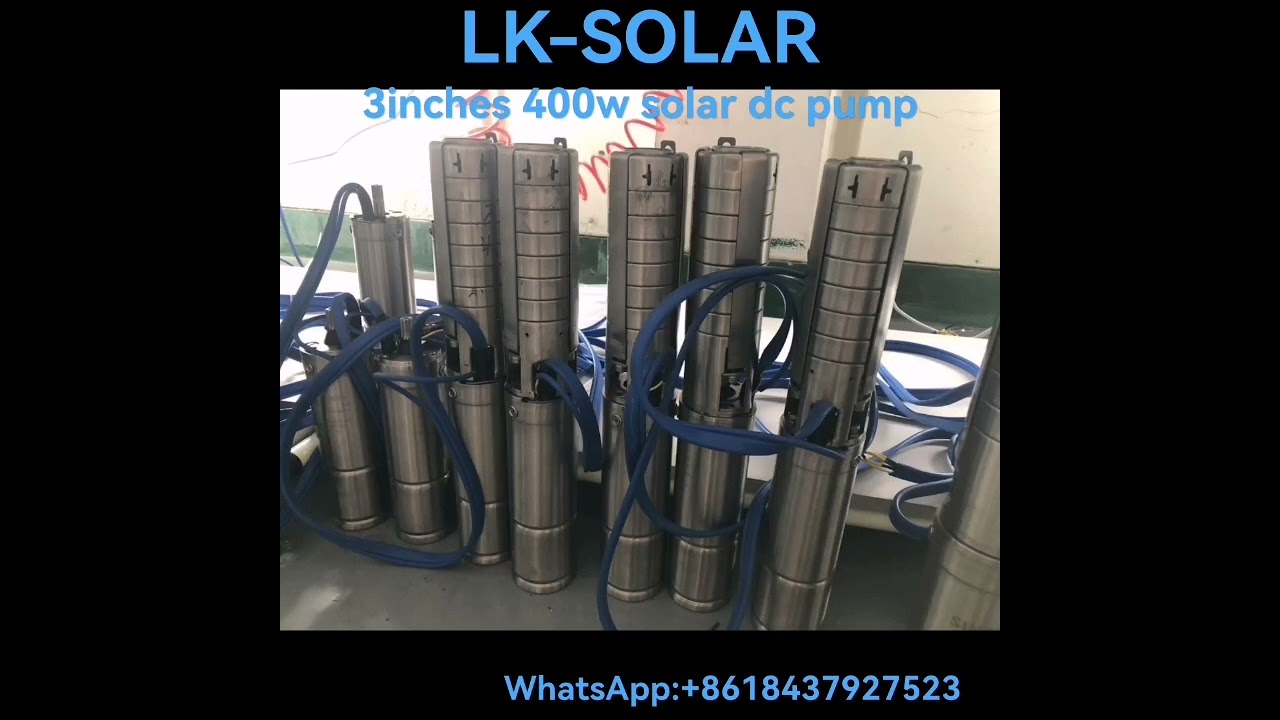 3inches 48v input 400w solar dc pump with plastic impeller for shallow well