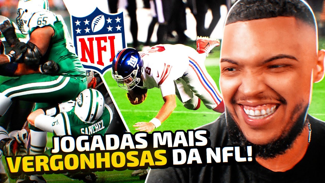 12 JOGADAS MAIS VERGONHOSAS DA HISTÓRIA DA NFL! | REACT DO JOTA