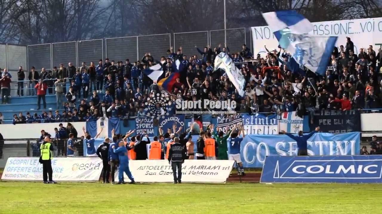 Il tifo Sangiovannese vs Matelica, Coppa Italia D 2015/16