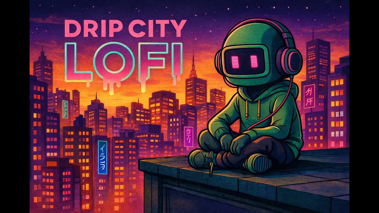 Drip City Lofi - Chill Beats / Jazz / Boom Bap . Rainy Aesthetic for Study / Relax / Coffee