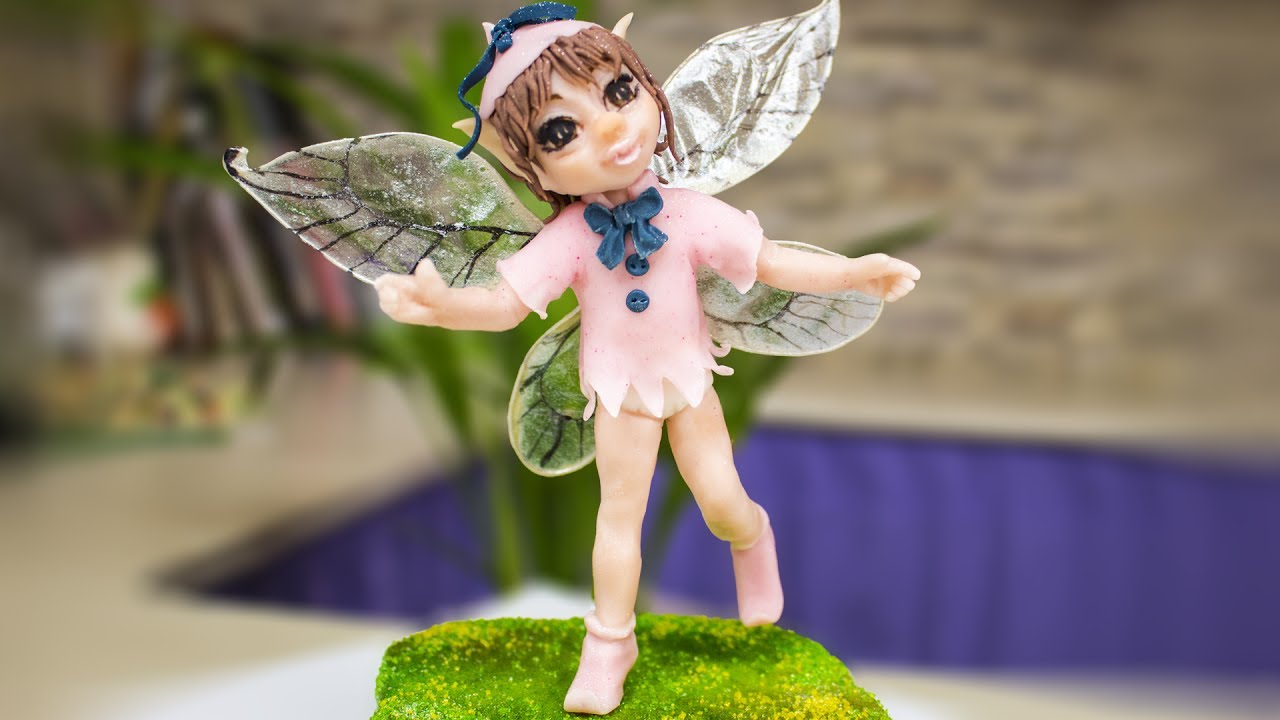 Фея тролли. Сахарная фигурка на проволочном каркасе из принцессы - Я - ТОРТодел!