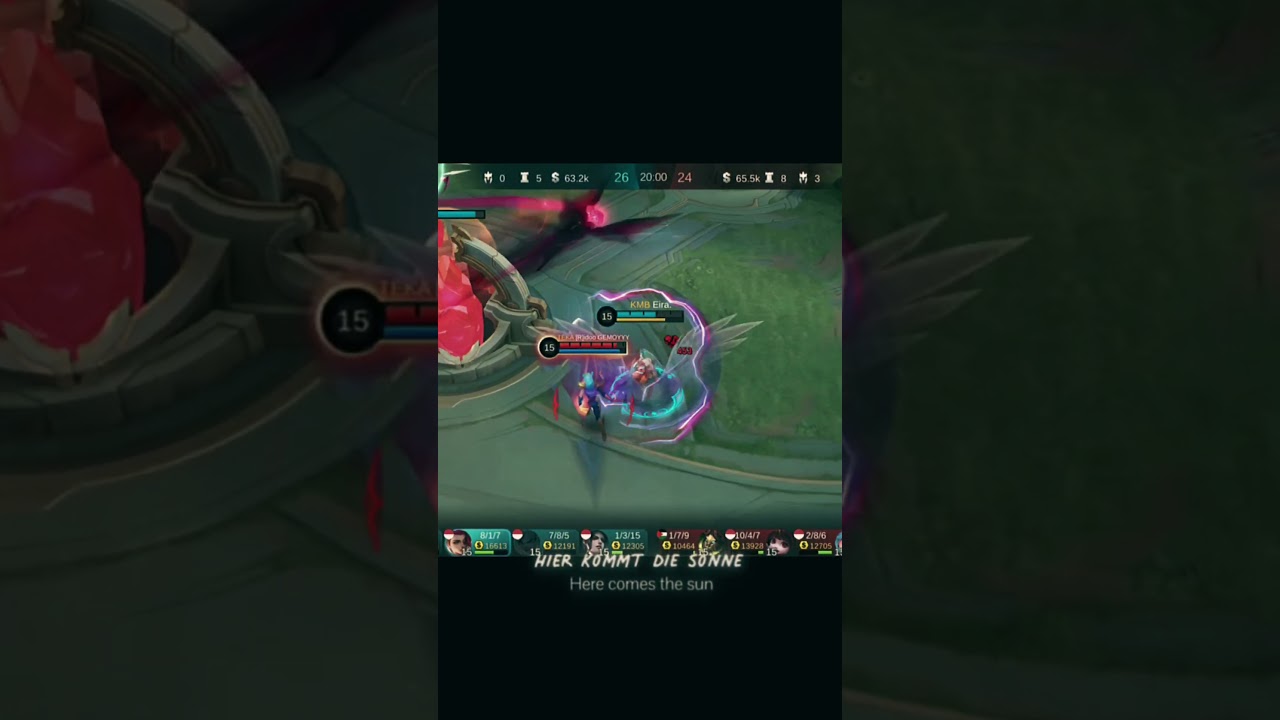 Lesley defends last turret 🔥 #mlbbcreatorcamp #mlbbindonesia #marksmanmlbb #Lesley #Goldlane