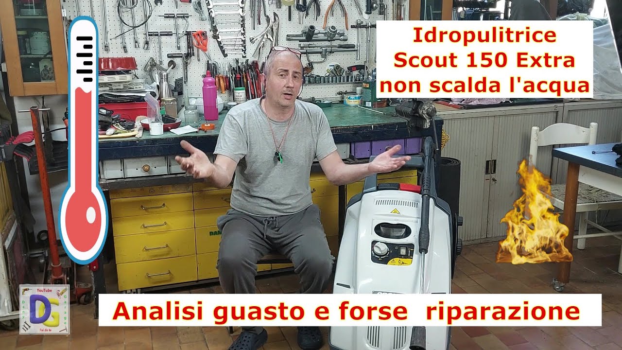 Idropulitrice Non Scalda l'acqua? Ripariamola DIY -- Pressure Washer Not Heating Water? Let's Fix It