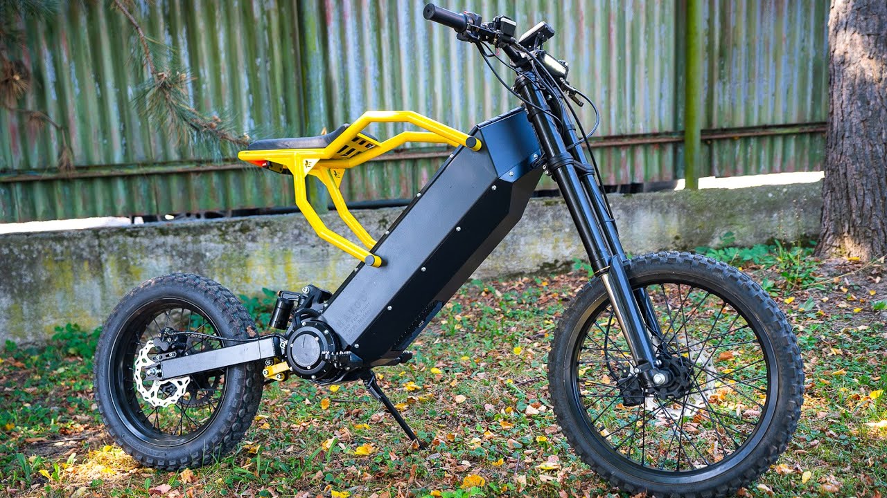 DIY Build Test Ride - Riding New Homemade Electric Motorcycle