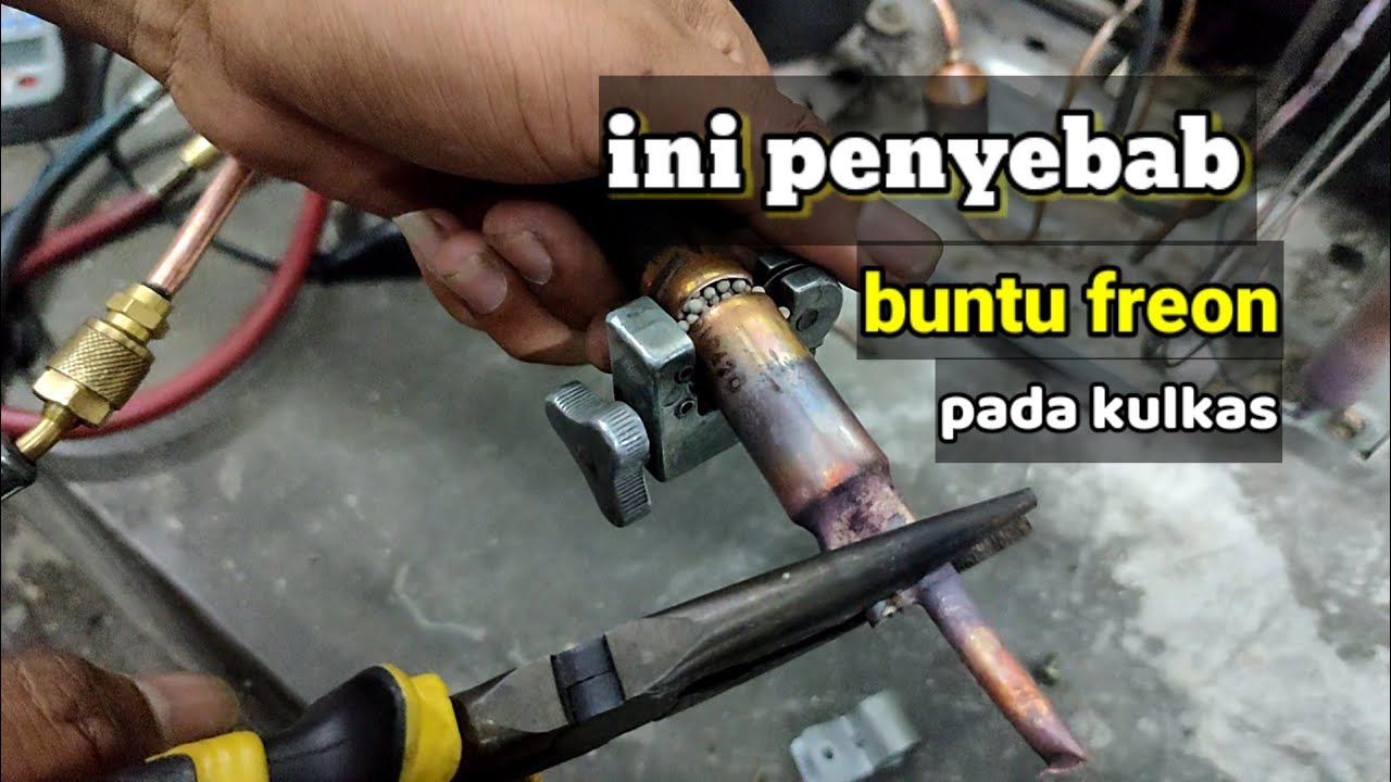 Ciri-ciri buntu freon pada kulkas