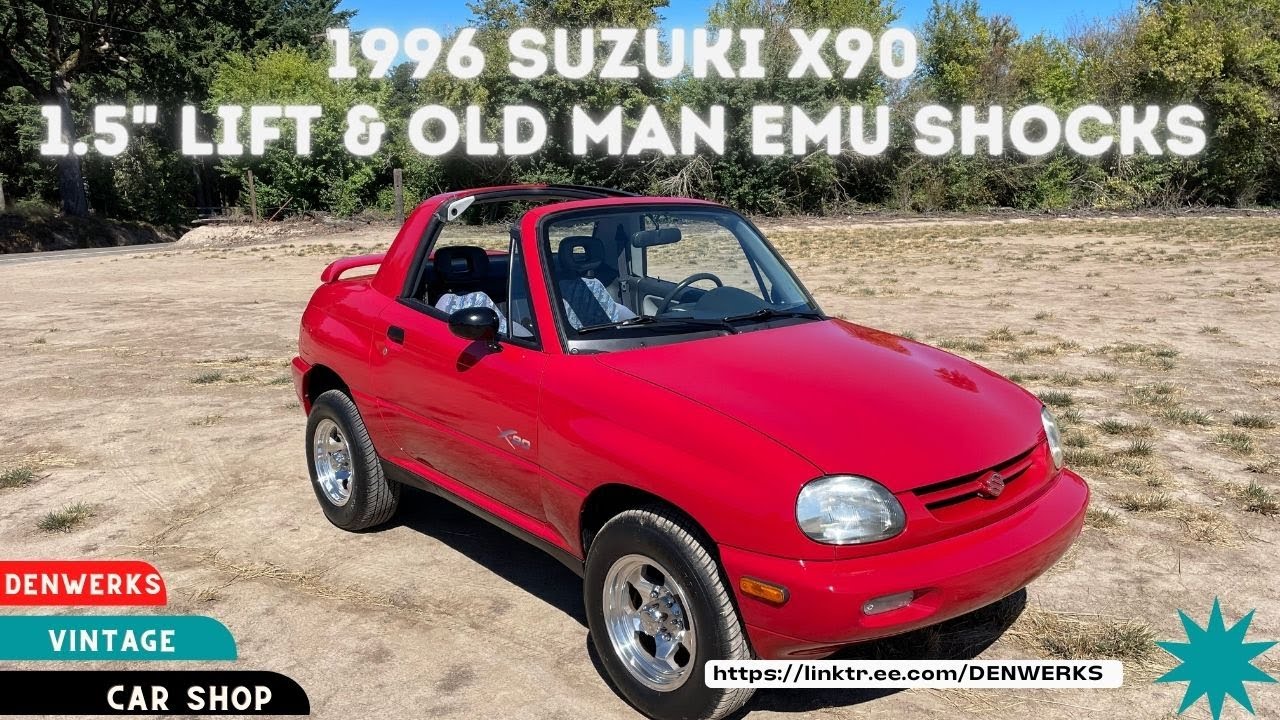 1996 Suzuki X90 Walkaround No Reserve Auction Denwerks on Bring a Trailer September 2023