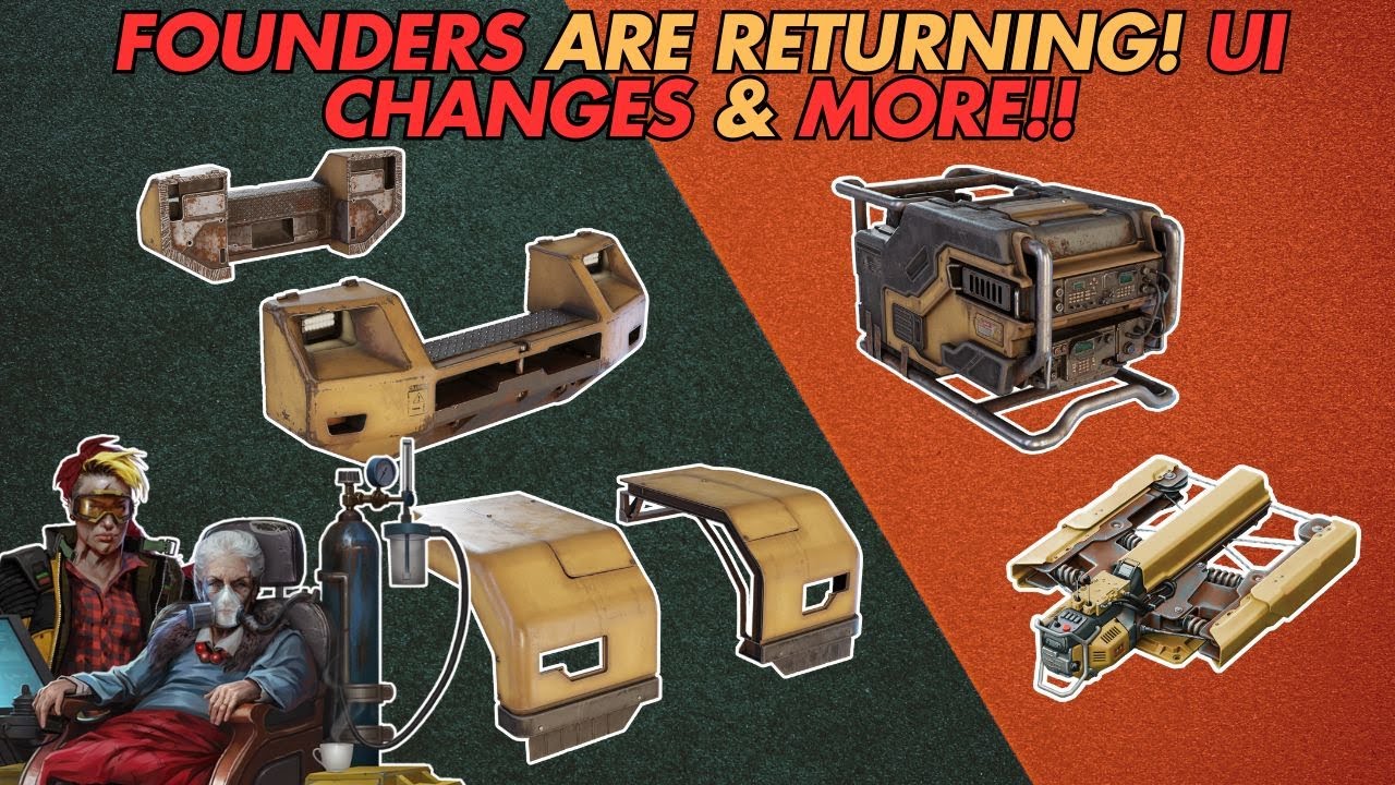 FOUNDERS RETURN! - NEW UI AND BATTLEPASS INFO - Crossout | Part 1