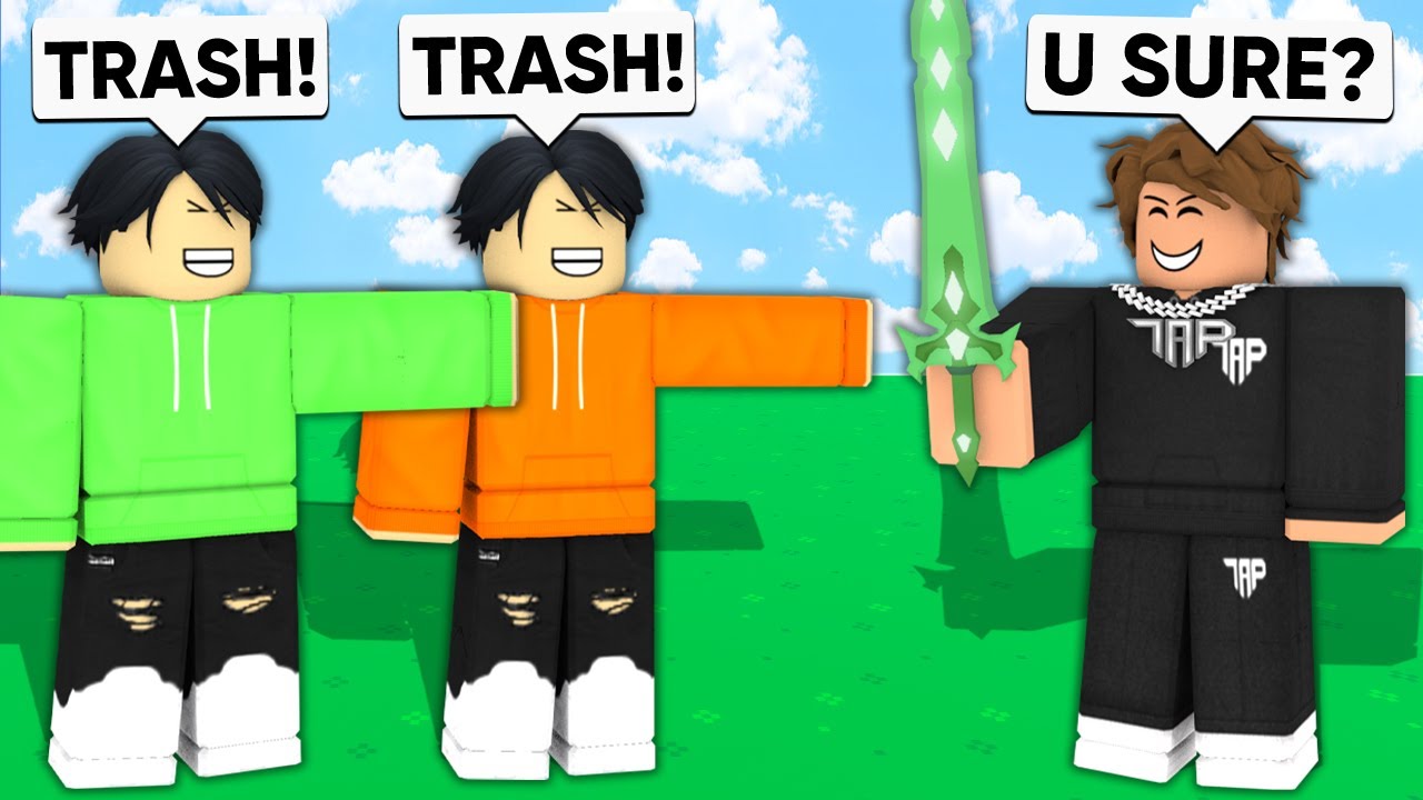 I Met TOXIC TWINS, So I 1v2'd Them.. (Roblox Bedwars)