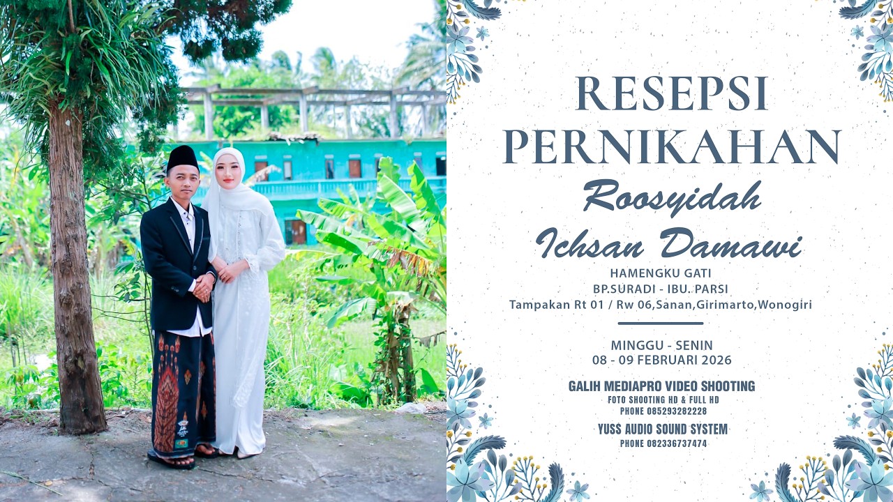LIVE Pengajian Bersama KH. Masrur Ahmad M.Z - Pernikahan Roosyidah & Ichsan -  TAMPAKAN 8 FEB 2026