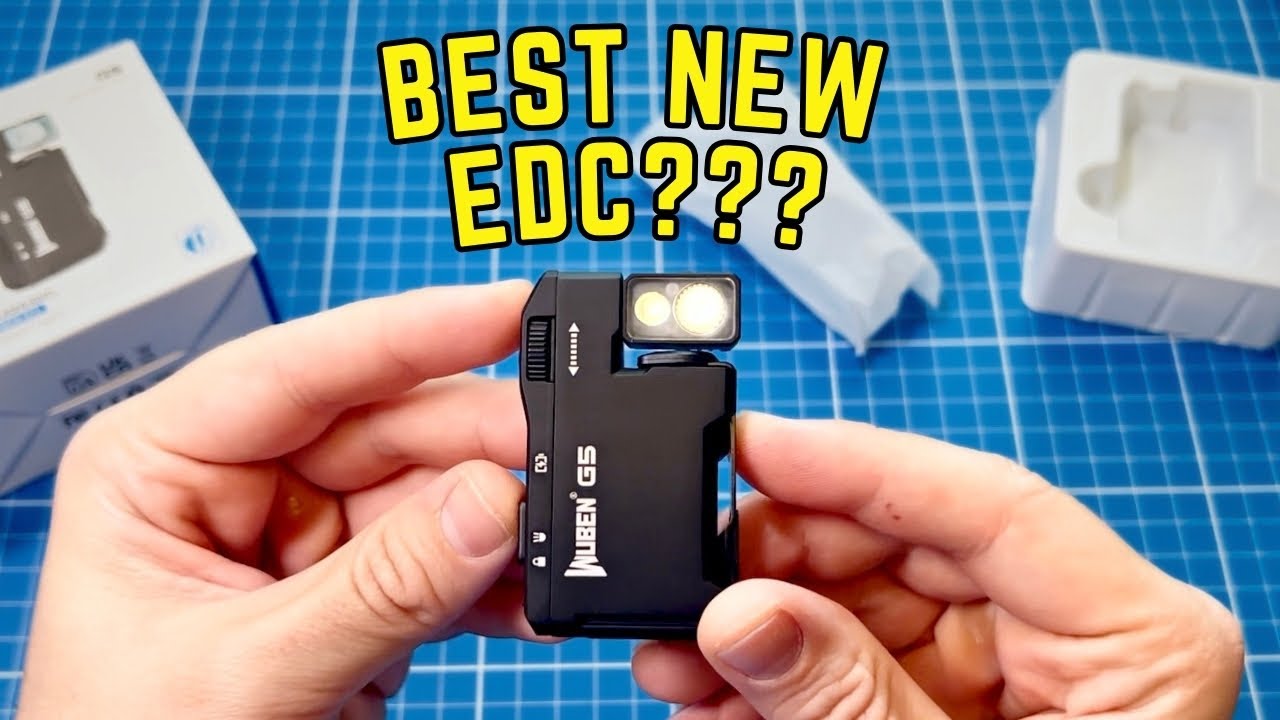 Wuben G5 Flashlight: Compact 400 Lumen EDC Powerhouse with RGB Strobe & Rotating Head