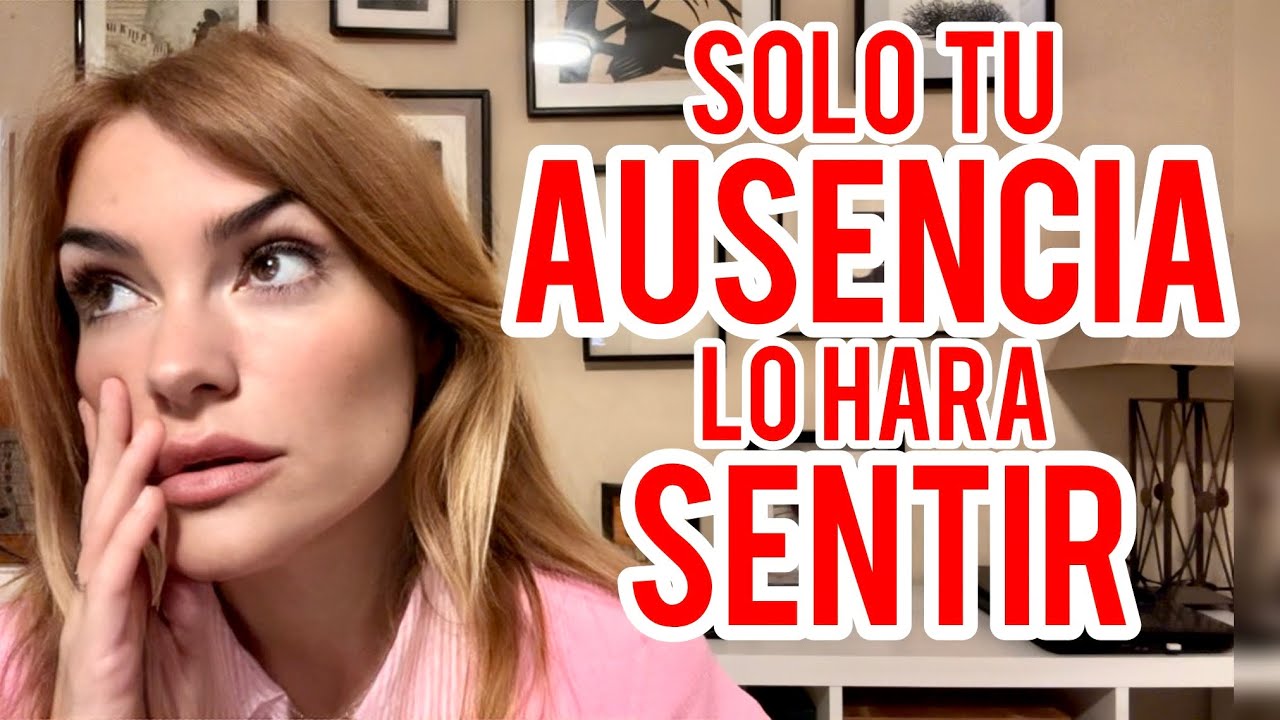 EMOCIONES QUE SOLO TU AUSENCIA LE HACE SENTIR