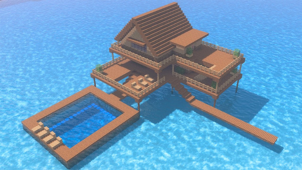 Minecraft Tutorial - Construindo uma Casa de Praia