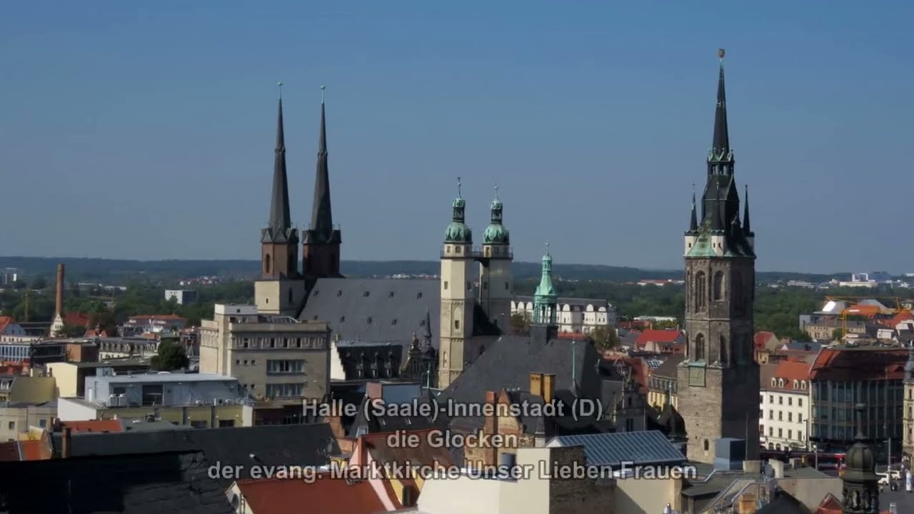 Halle(Saale)-Innenstadt (D) die Glocken der evang. Marktkirche Unser Lieben Frauen
