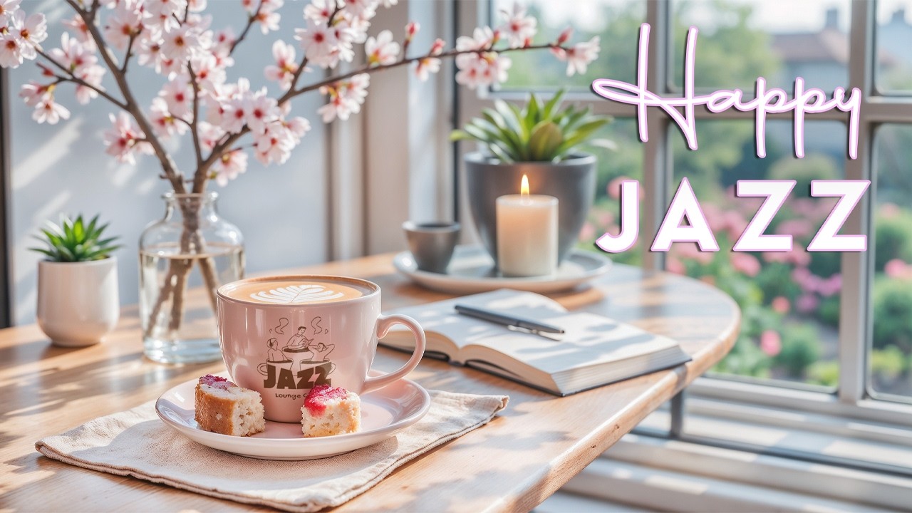 Happy February Jazz 🌸 Elegant Spring Café Jazz & Relaxing Bossa Nova Music for New Day