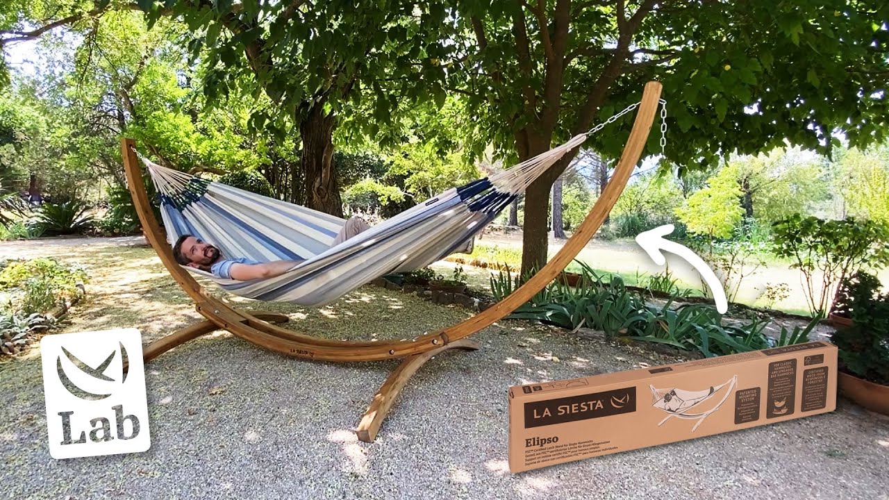 Das Hängemattengestell Elipso aufbauen – einfach und schnell | LA SIESTA Lab