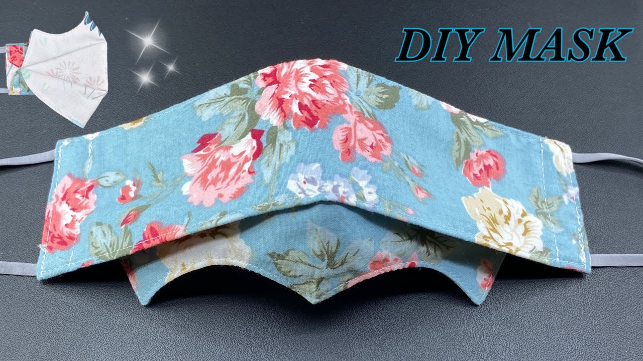 NEW Design MASK 3 LAYERS 100% NO FOG ON GLASSES | 2 in 1 FACE  MASK | EASY Sewing Tutorial