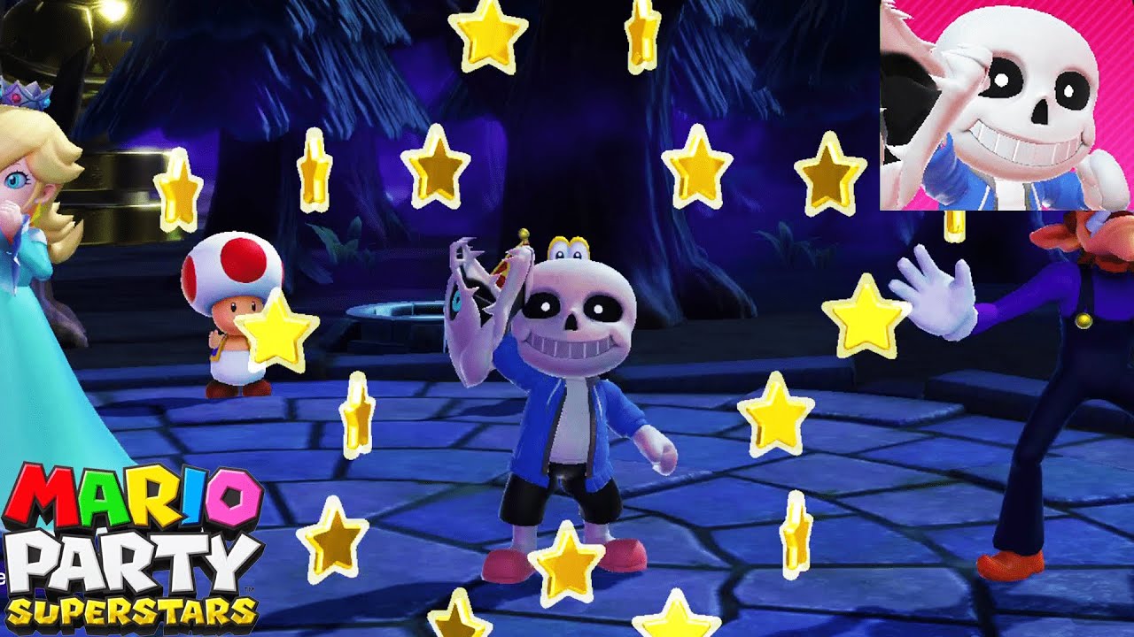 New Playable Sans (Undertale) in Mario Party Superstars