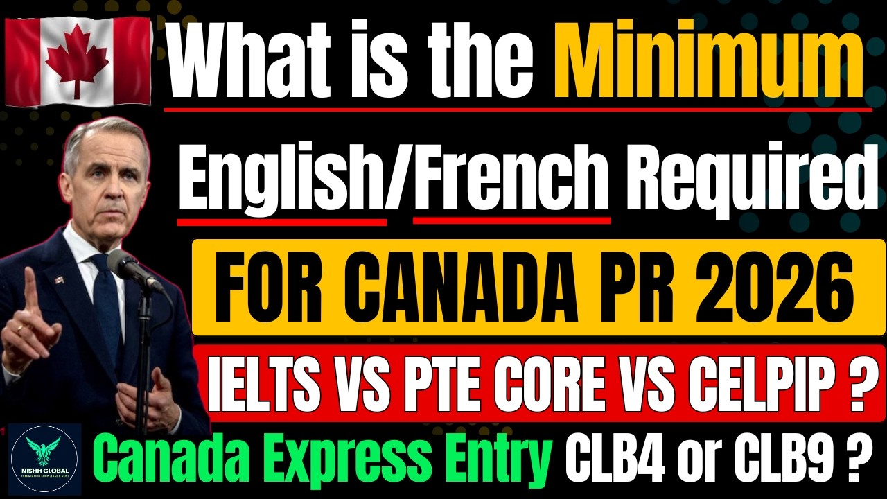 What is the Minimum English (CLB) French Required for Canada PR 2026 | IELTS vs PTE vs CELPIP ?
