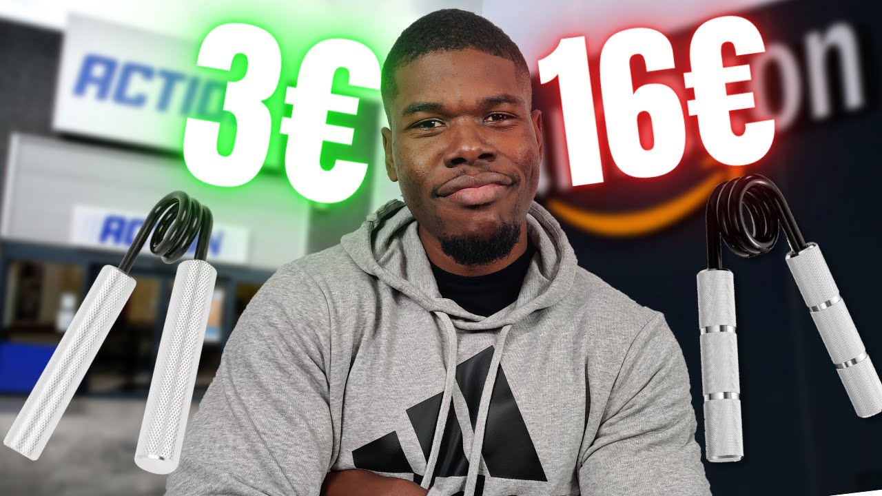 JE TESTE le HAND GRIP &agrave; 3 &euro; de chez ACTION  VS un HAND GRIP &agrave; 16&euro;