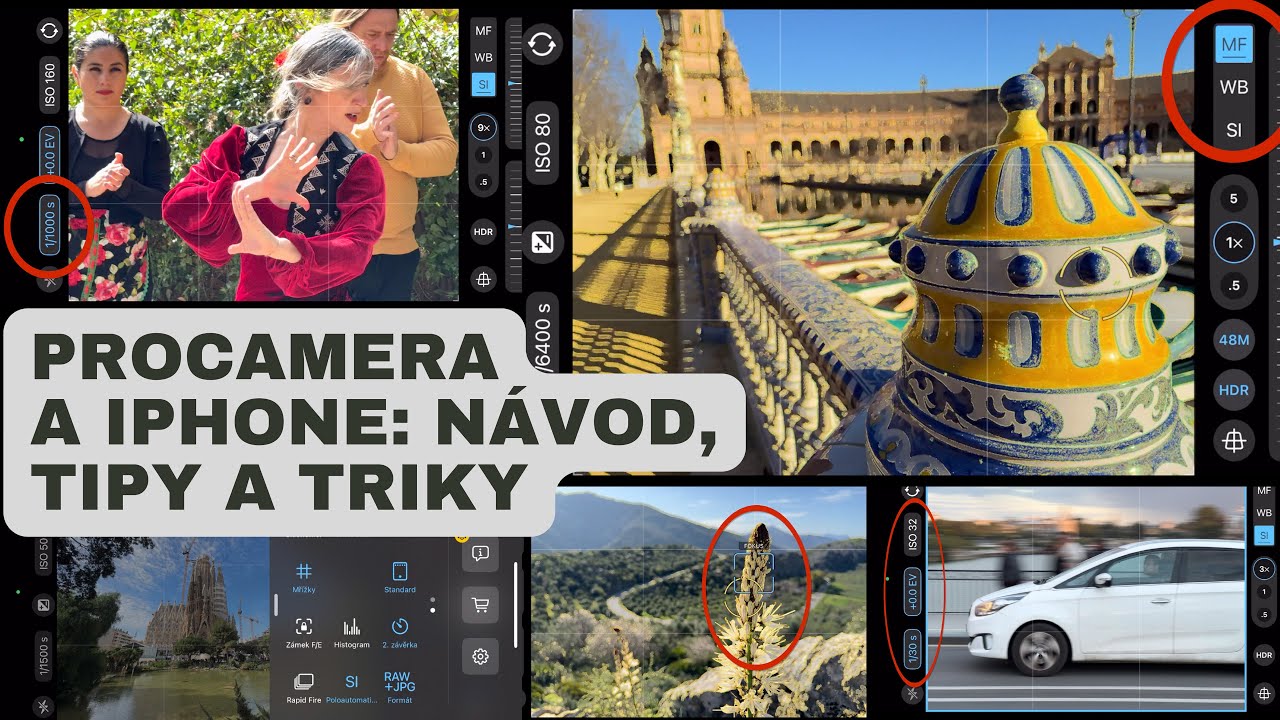 Focen&iacute; iPhonem a ProCamera - jak rychle zač&iacute;t + n&aacute;vody z cest
